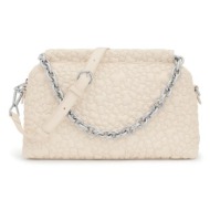 τσάντα tous jane puffy bear χρώμα: μπεζ, 2002132302 συνθετικό ύφασμα