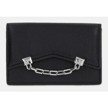 πορτοφόλι karl lagerfeld χρώμα μαύρο, a1w32080 100% δέρμα