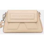 δερμάτινη τσάντα karl lagerfeld χρώμα: μπεζ, a1w30155 κύριο υλικό: 100% δέρμα βοοειδών
φόδρα: 100% α