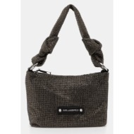 τσάντα karl lagerfeld χρώμα: μαύρο, a1w30449 κύριο υλικό: 49% χαλκός, 49% ρητίνη, 2% poliuretan
φόδρ