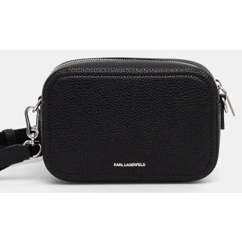 τσάντα karl lagerfeld χρώμα μαύρο, a1w30494 58%