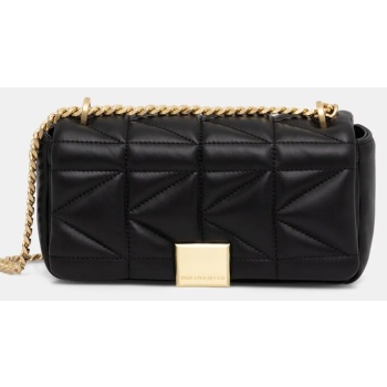 τσάντα karl lagerfeld χρώμα μαύρο, a1w30435 κύριο υλικό