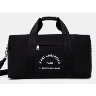 τσάντα karl lagerfeld k/rsg χρώμα: μαύρο, a1m30403 κύριο υλικό: 92% πολυαμίδιο, 8% poliuretan
φόδρα: