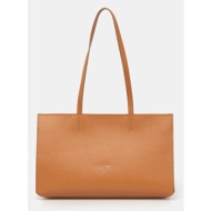 δερμάτινη τσάντα patrizia pepe χρώμα: μπεζ, 8b0236 l001 κύριο υλικό: 100% φυσικό δέρμα
φόδρα: 100% π