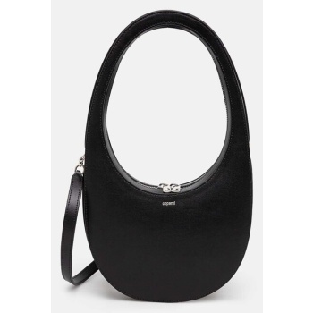 τσάντα coperni crossbody swipe bag χρώμα μαύρο, copba38405
