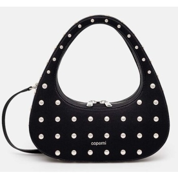 τσάντα coperni studded crossbody baguette swipe bag χρώμα