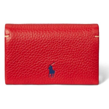 δερμάτινο πορτοφόλι polo ralph lauren γυναικείο, χρώμα