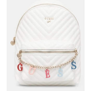 σακίδιο guess girl χρώμα μπεζ, j4rz17 wfzl0 κύριο υλικό
