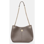 τσάντα boss χρώμα: καφέ, 50535972 62% ανακυκλωμένη πολυουρεθάνη, 32% πολυεστέρας, 6% poliuretan