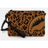 σακίδιο sprayground χρώμα: καφέ, 910b6897nsz 100% πολυεστέρας