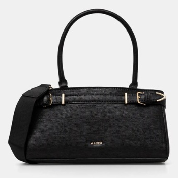 τσάντα aldo algarve χρώμα μαύρο, 13990514 κύριο υλικό