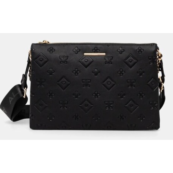 τσάντα aldo coebaen χρώμα μαύρο, 13989222 κύριο υλικό