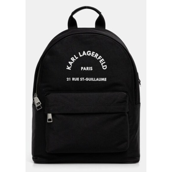 σακίδιο πλάτης karl lagerfeld k/rsg χρώμα μαύρο, a1m30099