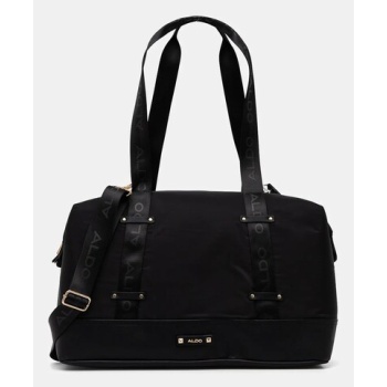 τσάντα aldo carraendra χρώμα μαύρο, 13989253 κύριο υλικό