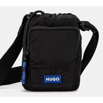 σακίδιο hugo blue χρώμα μαύρο, 50535921 συνθετικό ύφασμα