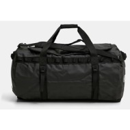 τσάντα the north face base camp duffel χρώμα: μαύρο, nf0a52sc53r1 100% πολυεστέρας
