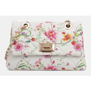 τσάντα aldo simkee χρώμα άσπρο, 13941253 κύριο υλικό 100%