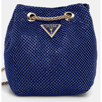 τσάντα guess zalina χρώμα ναυτικό μπλε, hwre93 50750 κύριο