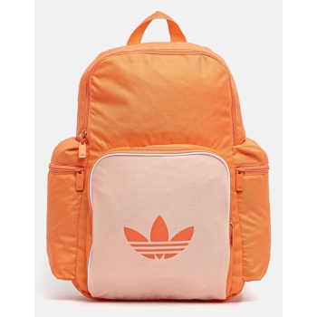 σακίδιο πλάτης adidas originals adicolor χρώμα πορτοκαλί
