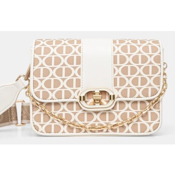 τσάντα aldo toulon χρώμα μπεζ, 13933815 κύριο υλικό 100%