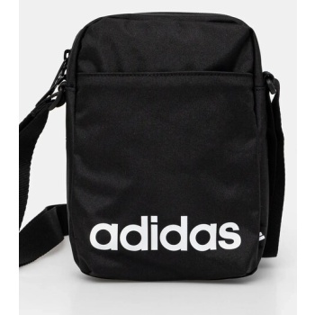 σακίδιο adidas linear org χρώμα μαύρο, je8341 συνθετικό