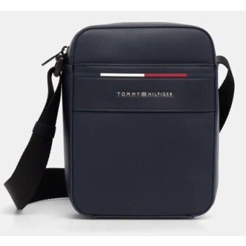 σακίδιο tommy hilfiger χρώμα ναυτικό μπλε, am0am13196 100%