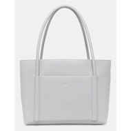 τσάντα calvin klein χρώμα: μπλε, k60k613110 100% πολυεστέρας