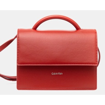 τσάντα calvin klein χρώμα κόκκινο, k60k613162 51%