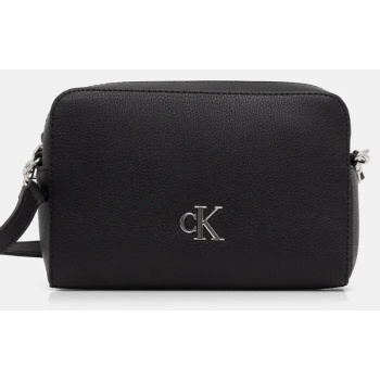 τσάντα calvin klein jeans χρώμα μαύρο, lv04k3162g 51%