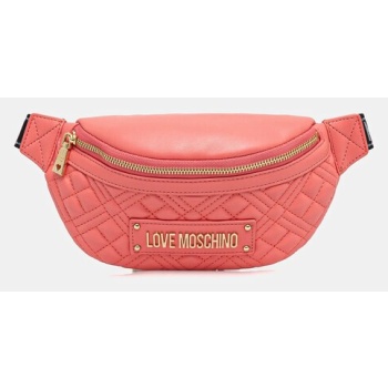 τσάντα φάκελος love moschino χρώμα πορτοκαλί, jc4003pp1