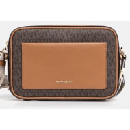 τσάντα michael michael kors χρώμα: καφέ, 32r5g5vc9b 89% βινυλοχλωρίδιο, 10% πολυεστέρας, 1% poliuret