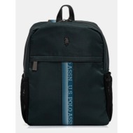 σακίδιο πλάτης u.s. polo assn. paul χρώμα: πράσινο, biupj8476mip συνθετικό ύφασμα