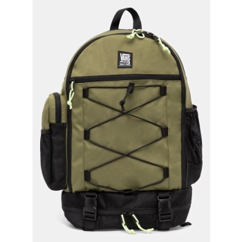 σακίδιο πλάτης vans χρώμα πράσινο, vn000m7jzbf1 100%
