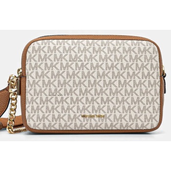 τσάντα michael michael kors χρώμα μπεζ, 32s5gytc5b 89%