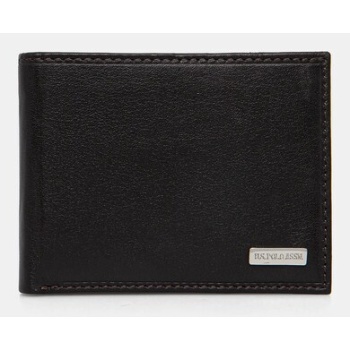 δερμάτινο πορτοφόλι u.s. polo assn. utah ανδρικό, χρώμα