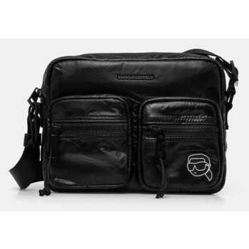 σακίδιο karl lagerfeld k/ikon χρώμα μαύρο, a1m30087 96%