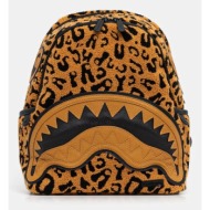 σακίδιο πλάτης sprayground χρώμα: καφέ, 910b6899nsz υφαντικό υλικό