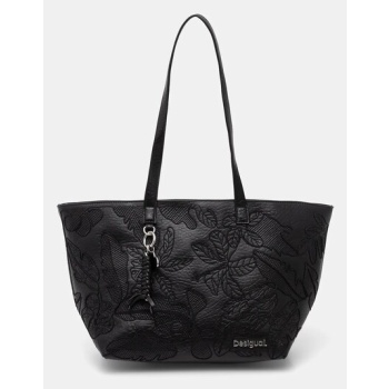 τσάντα desigual jolie cahuil mini χρώμα μαύρο, 25saxpbp