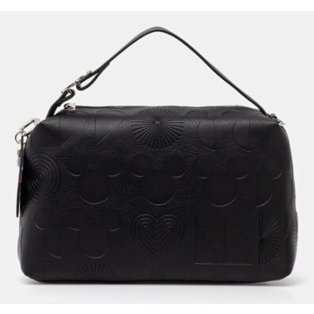 τσάντα desigual all mickey bergamo χρώμα μαύρο, 25saxp65