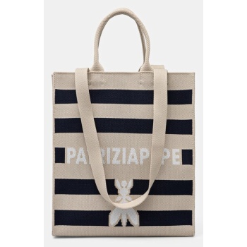 τσάντα patrizia pepe χρώμα ναυτικό μπλε, 2b0123 k264 100%