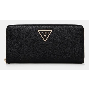 πορτοφόλι guess laurel χρώμα μαύρο, swbg85 00146 κύριο