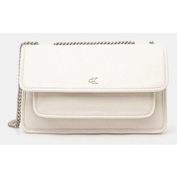 τσάντα calvin klein jeans χρώμα μπεζ, lv04k3084g 51%