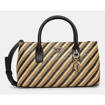 τσάντα guess simona χρώμα μαύρο, hwwg92 10050 υλικό 1