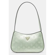 τσάντα guess arnela χρώμα: πράσινο, hwtg94 96170 δερμάτινη απομίμηση