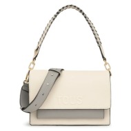 τσάντα tous audree χρώμα: μπεζ, 2002202601 poliuretan