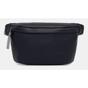 τσάντα φάκελος calvin klein jeans χρώμα μαύρο, lv04g3082g