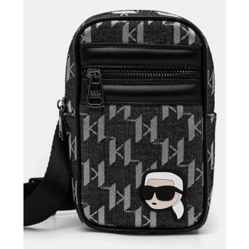 σακίδιο karl lagerfeld χρώμα μαύρο, 551189.805922 κύριο