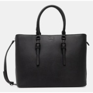 τσάντα aldo tarandi χρώμα: μαύρο, 13933784 κύριο υλικό: 100% poliuretan
φόδρα: 100% ανακυκλωμένος πο