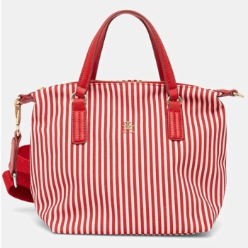 τσάντα tommy hilfiger χρώμα κόκκινο, aw0aw17202 95%