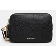 δερμάτινη τσάντα michael michael kors χρώμα: μαύρο, 32s5gytc5l φυσικό δέρμα